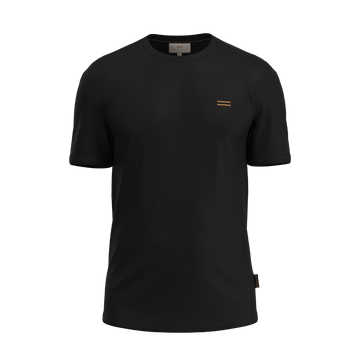 T-SHIRT || SPORTS LABEL - BLACK