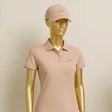 T-shirt polo rose gold