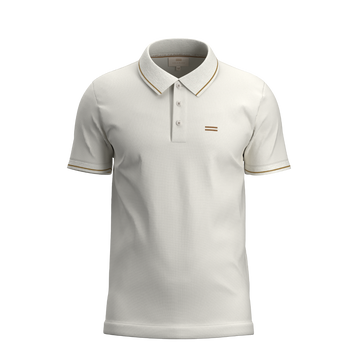 POLO || SPORTS LABEL - WHITE