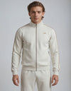 Tracksuit Jacket || Sports label White